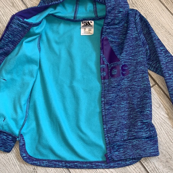 Adidas Toddler Zip-Up Hoodie - Picture 3 of 5